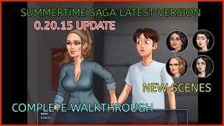 SUMMERTIME SAGA 0.20.15 NEW UPDATE GAMEPLAY 😍 SUMMERTIME SAGA LATEST VERSION FULL WALKTHROUGH