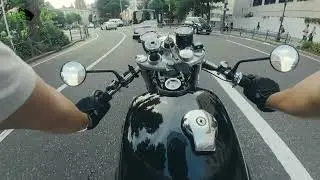 【SR400】″排気音″が心地良い動画/横浜 exhaust sound only