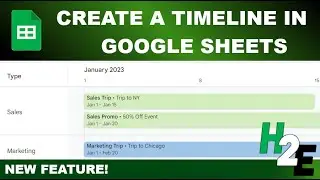 Create a Timeline in Google Sheets