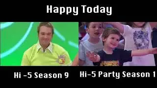 Hi-5 Happy Today comparison (AUS and Party)