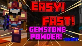 Fastests Way To Get Tons Of Gemstone Powder! Hypixel Skyblock 
