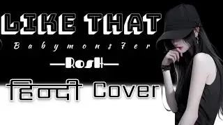 BABYMONSTER - LIKE THAT हिन्दी cover । with हिन्दी lyrics । by rosh