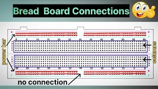 Breadboard  connection // how to use a breadboard //Simple breadboard tutorial