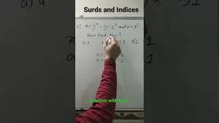 surds and indices important question, #shorts #surds_and_indices #ssc #mathstricks