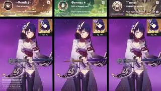 Genshin Impact | Тренд с персонажами
