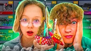 Я ЕГО ЗАСКАМИЛА😈 А ПОТОМ ПРОКАЧАЛА НА 10К ГОЛДЫ🤑 В STANDOFF 2