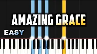 Chris Tomlin - Amazing Grace | EASY PIANO TUTORIAL BY Extreme Midi