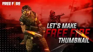How to make FREE FIRE Thumbnail In your  phone using  pixellab and ps touch | #pulvfx