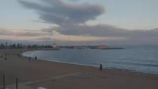 Spain Barcelona  sea view