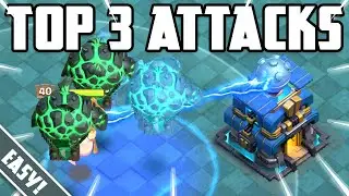 Lavaloon Puppet = EASY 3 STARS!!! Top 3 BEST TH12 Attack Strategies (Clash of Clans)