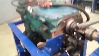обкатка усиленной 3х скоростной коробки ХТЗ Т 150-к