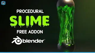 Procedural Slime Add-On for Blender: Unleash Your Creative Projects - Shift 4 Cube