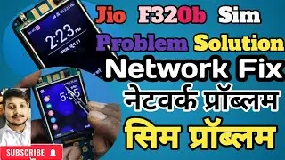 Jio F320b Sim Problem Solution/Network problem fix/ network running solutions fix/ 2024