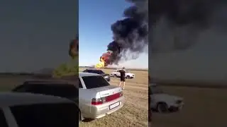 Под Саратовом горит газопровод