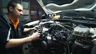Audi A6 allroad. Ремонт РКПП DL501. Устранение течи ДВС.