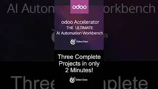 Odoo AI Accelerator - 3 Complete Projects in 2 Minutes!