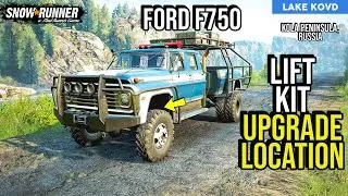 Lift Kit Upgrade Location *NEW* Ford F750 in Snow*Runner