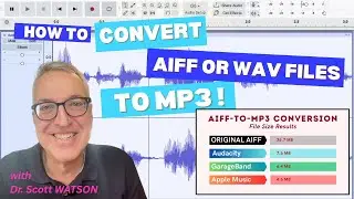 How to Convert AIFF or WAV audio to MP3 files