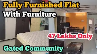 47 lakhs || Fully Furnished flat for sale in Hyderabad || Prime location || Code:PAR- 335