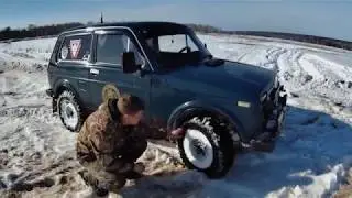 Нива на Forward Safari 540 по снегу