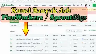 Cara Dapat Banyak Tugas Pekerjaan di Picoworkers SproutGigs