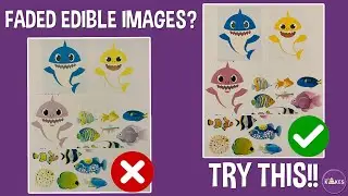 Edible Image Not Vibrant?  Here's an Easy Fix!