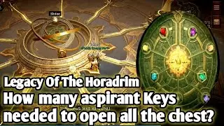 Diablo Immortal - 377 Aspirant Keys to open all the chest!