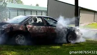 Worlds Biggest Dodge intrepid Burnout