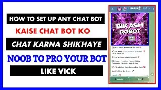 How To Use Any Telegram Chat Bot | How to Setup Telegram Chat Bot | Kaise Chat Bot Ko Chat Shikhaye