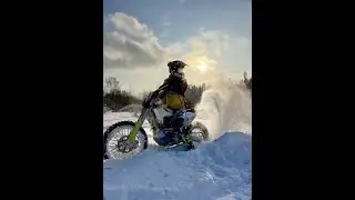 Winter enduro riding | Эндуро зимой