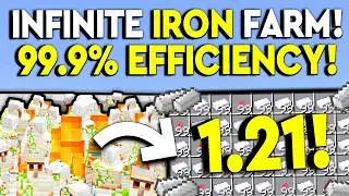 Minecraft BEST INFINITE Iron Farm In Bedrock 1.21! - MCPE/Xbox/PS4/Nintendo Switch/Windows 10