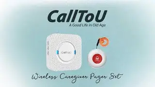 CallToU CallToU CC01 Wireless Caregiver Pager Set Introduction - White