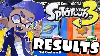 SPLATOON 3 SPLATFEST RESULTS!! (Friday VS Saturday VS Sunday)