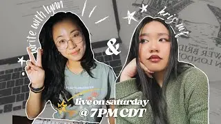 🍍 write with us! // live camp nanowrimo prep & write-in ft. kris mf