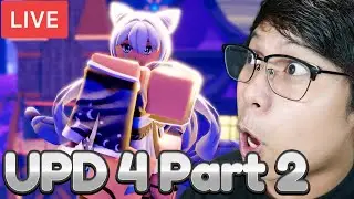 [🔴LIVE] NEW PART 2 UPDATE 4 GRIND  (LATE STREAM) - Anime Defenders