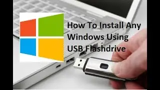 how to install windows from USB Flashdrive || tech-pirate