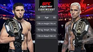 Islam Makhachev vs Charles Oliveira Full Fight - UFC 294 Fight Of The Night