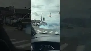 6.0L STRAIGHT PIPED POWERSTROKE BURNOUT/DRIFT