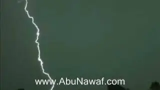 Lightning in slow motion صاعقة بتصوير بطيئ