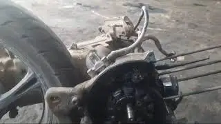 Bongkar mesin mio karbu ...cekat dan terbakar
