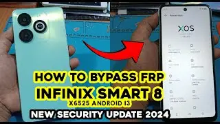 TERUPDATE‼️BYPASS FRP Infinix Smart 8 Android 13 New Update Sec 2024 #part2