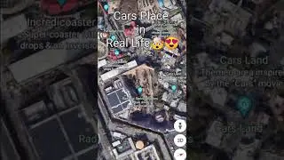 OMG! 😍 Cars Place in Real Life! 🤯😍 on Google Earth 