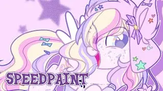 - ̗ ̀ MLP speedpaint: Marshmallow Creme ̖ ́-