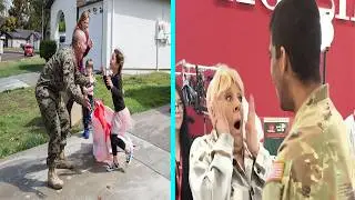 Most Emotional Soldier Homecoming Compilation