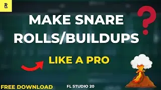 How to make Snare rolls\fills + Buildups Tutorial in  FL Studio 20 | Free Sample Pack by DeRAWAT