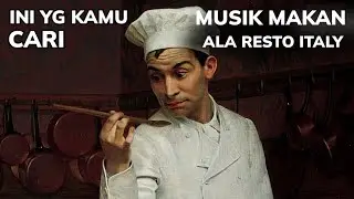 Instrumen Makan Malam di Restoran Italy