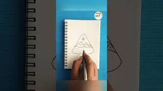 simple scenery drawing for beginners #drawing #simple #easy #painting #scenery #draw