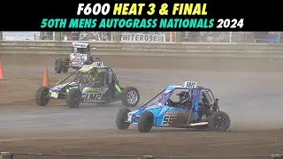 2024 Mens National Autograss Championships, F600 Heat 3 (ALL RACES) Yorkshire Dales