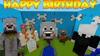 Minecraft Xbox - BOLTZtheCLOWN'S BIRTHDAY PARTY - DOG PARK (HIDE & SEEK)