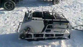 На рыбалку в залив Бюза, на мотособаке